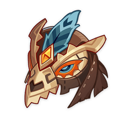 Demon-Warrior's Feather Mask